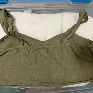 Mate the label, organic linen top, size M